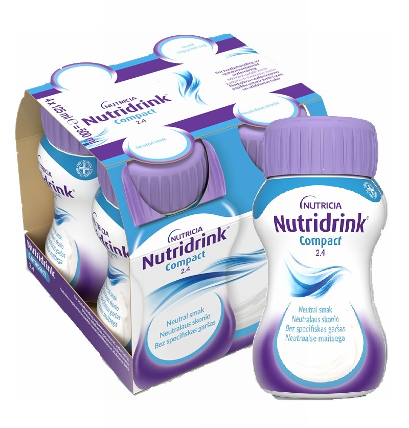 nd compact neutral front Nutridrink® Compact 4x125ml - Image 1